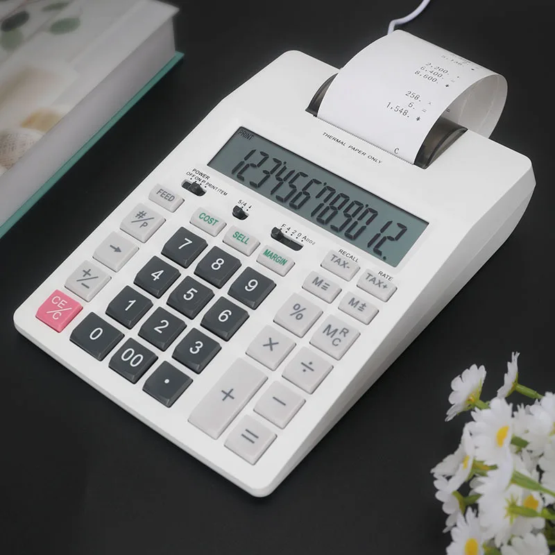 Casine Office Finance Monochrome Printing Calculator Bank Superleather Bank Cashier Special Computer