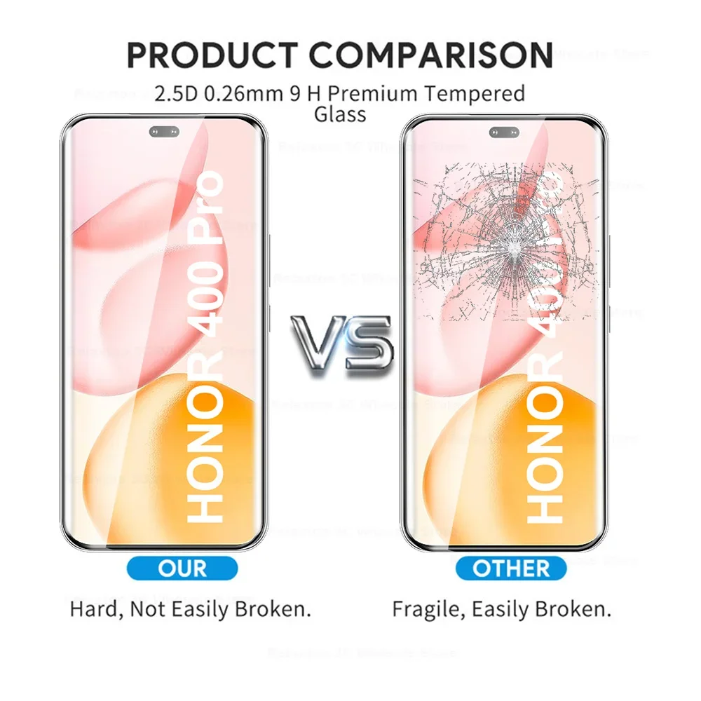 واقي شاشة Honor400Pro Glass 2In1 لهاتف Honor 400 Pro عدسة زجاجية على Honor 400Pro Honor400 Pro 5G 2025 أفلام من الزجاج المقسى #3