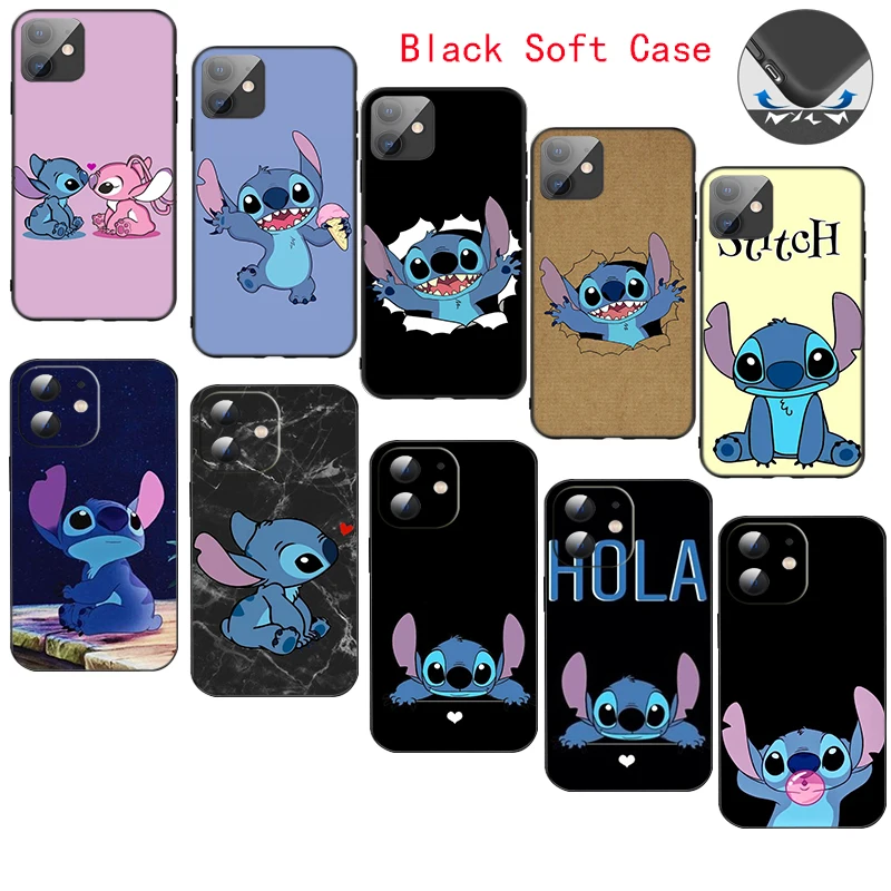 

CR50 Lilo Stitch Soft Silicone for Samsung Galaxy A53 A73 5G A12 A21s A11 A51 A52 A72 4G 5G Cover