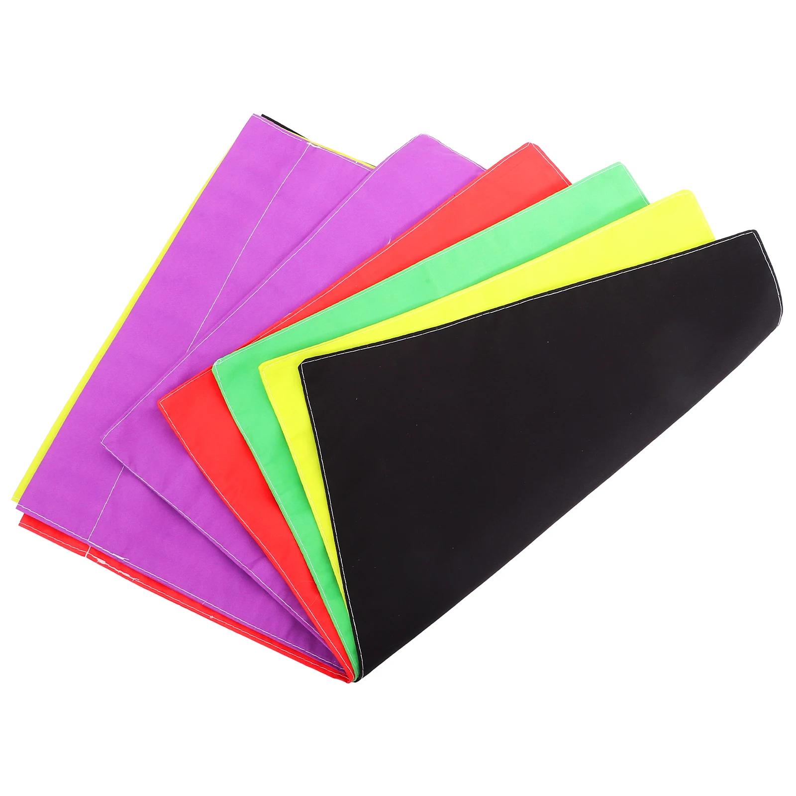 

5pcs Blank Polyester Garden Decorative Flags Courtyard Banners Outdoor DIY Durable Solid Color Yard Flags for Weddings