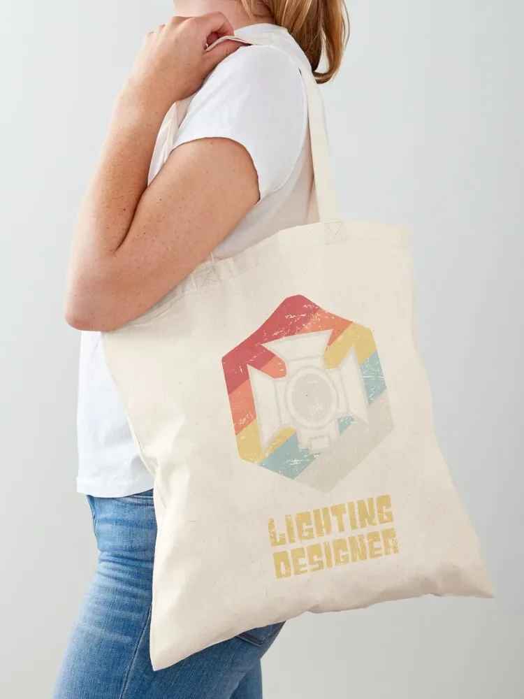 Retro Stage Lighting Designer / Funny LD Tote Bag Eco bag supermarket folding bag