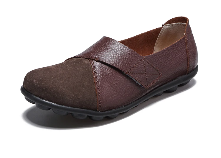 Frau Schuhe Weiche Leder Low Heels Schuhe frauen Elegante Wohnungen 2025, Casual Flache Schuhe Frauen Schuhe Neue Müßiggänger Zapatos mujer – Detail 33