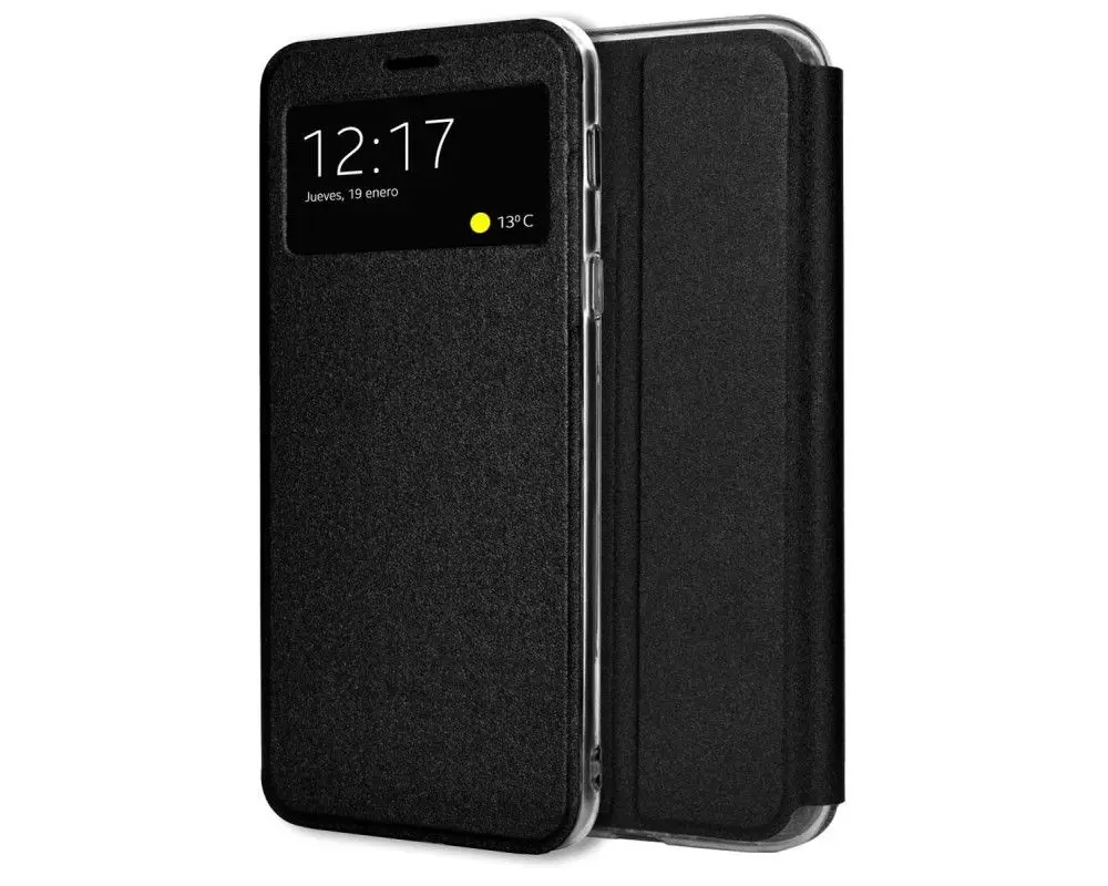 For Huawei Honor X8a Black Window Stand Book Case