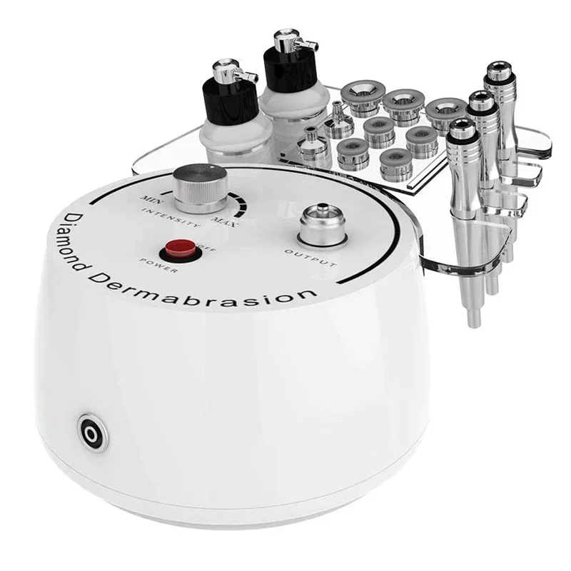 3 in 1 Diamond Microdermabrasion Dermabrasion สเปรย์น้ําทําความสะอาดผิวหน้าขัดผิวความงามริ้วรอย Face Peeling Machine