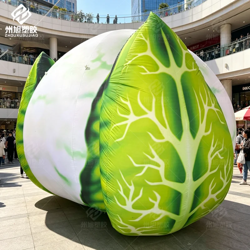 Inflatable Cabbage model Oxford cloth, Custom Vegetable Inflatables for Head Cabbage Promotion Event