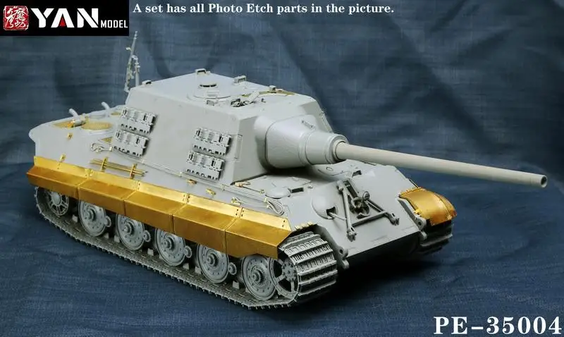 Yan Model PE35004 1/35 Sd.Kfz.186 Jagdtiger Detail Up Set for Takom 8001