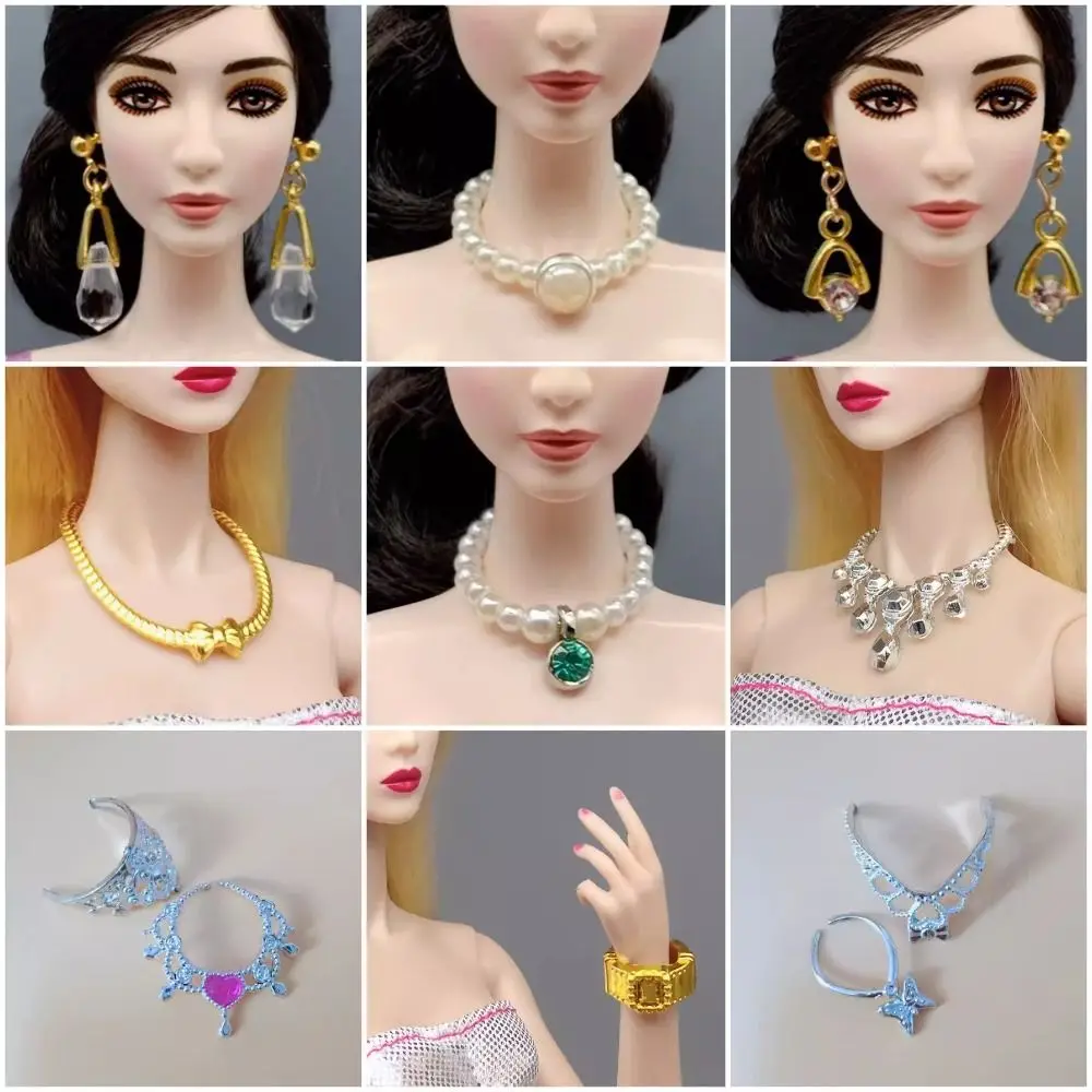 New 10 Styles Doll Fashion Jewelry Doll Toys Fishion Doll Necklaces Clothes Accessories for 1/6 1/3 1/12 Doll/for 30cm Dolls