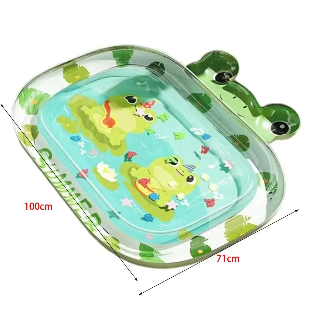 新しいかわいいカエルのウォーターマット、インフレータブル屋内クライマー、プレイマットクッションギフト
