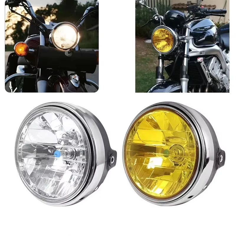 

12V Retro Halogen Motorcycle Headlight Waterproof For Honda CB900 CB400 CB750 CB1300 CB1100 Hornet Motorcycle Accessories