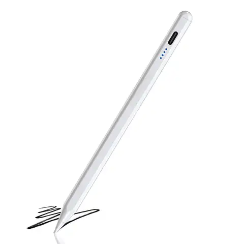Stylus Pen for Apple iPad 2018-2024, 13 mins Fast Charge Stylus Pen,Palm Rejection, Tilt Sensitivity and Shortcuts. Pen for iPad