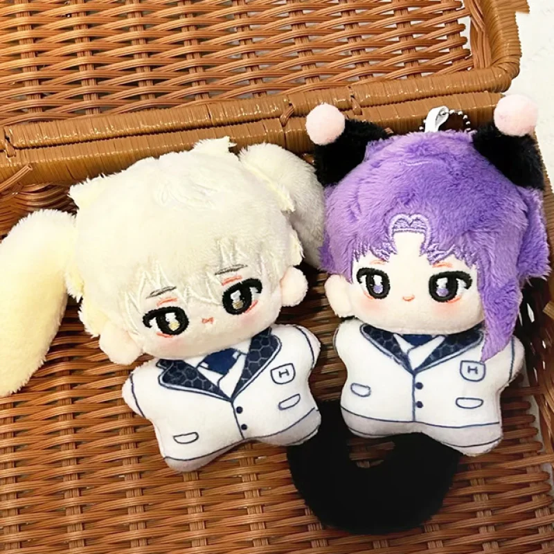 Anime 12CM Anime Blue Lock Cartoon Plush Keychain Mikage Reno Nagi Seishiro Cute Plush Sea Star Cotton Doll Toy Gift