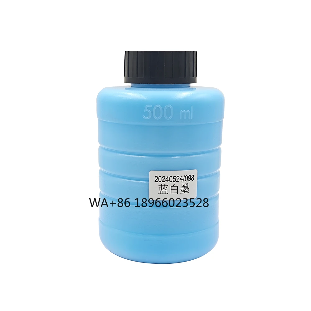 

High quality 500ml blue and white ink for inkjet printers