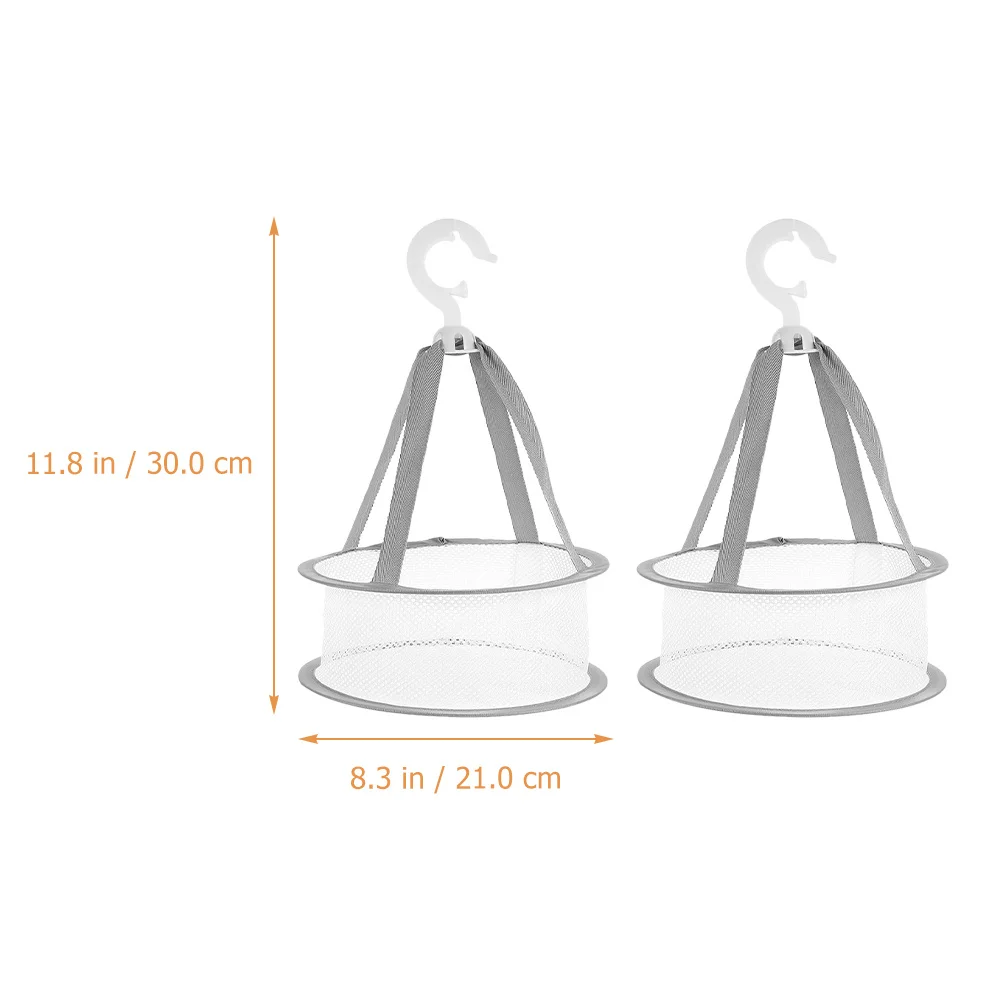 Panier de séchage de bouffées de maquillage, filet en maille pliable pour séchage rapide, éponge suspendue, accessoires d'outils de beauté, 2 pièces