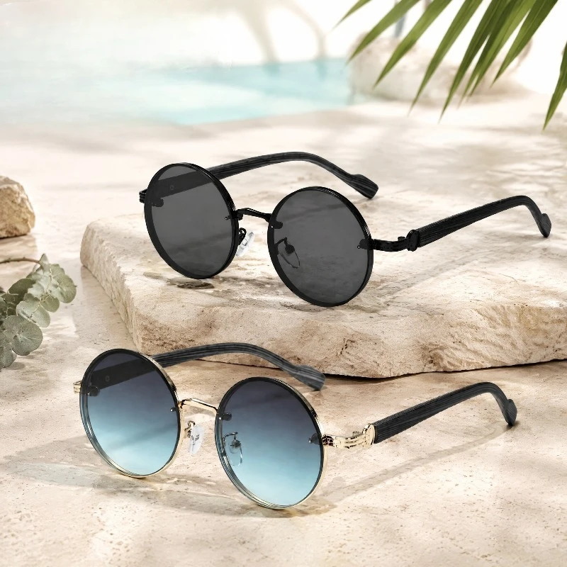 2-pares-de-oculos-de-sol-unissex-com-armacao-circular-de-madeira-resistentes-aos-raios-uv-com-design-retro-minimalista-adequados-para-uso-diario