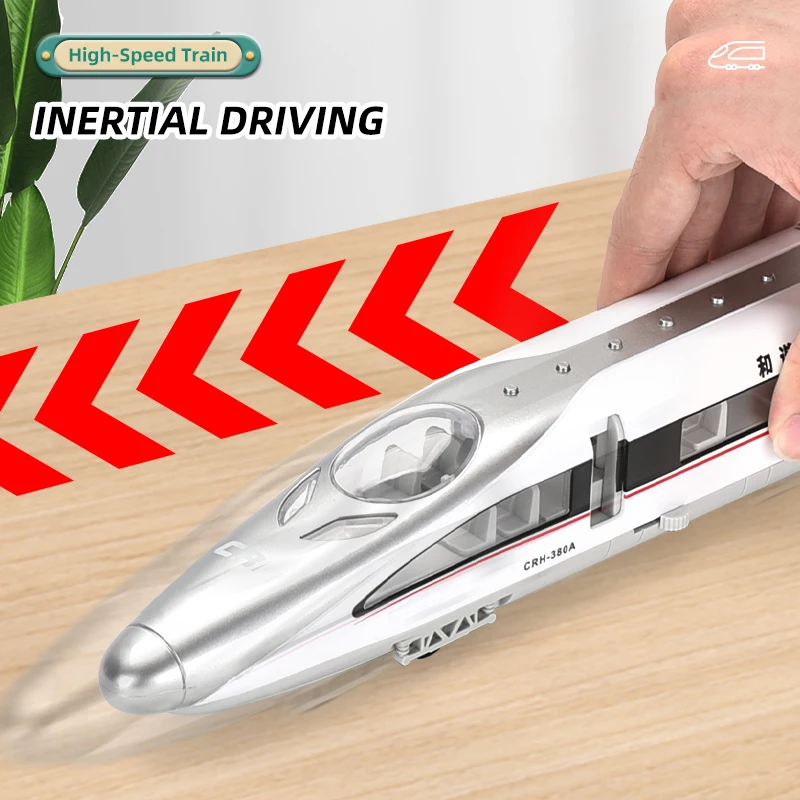 Harmony & Revival High-Speed Train Model - Openable Doors, Sound and Light Effects, Driven Engine for Kids Aged 6+, Educationa