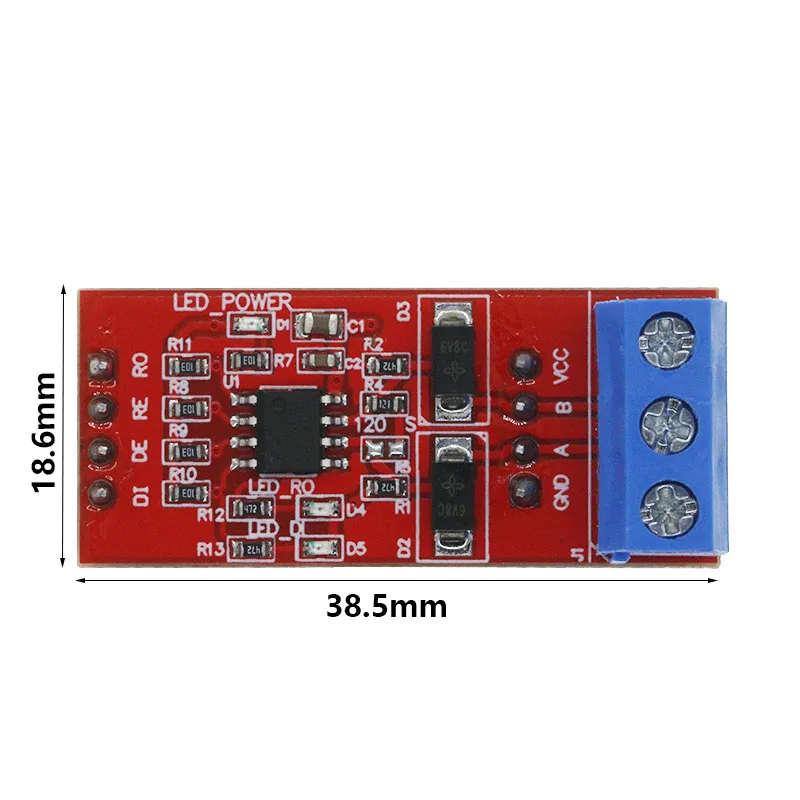 3.3V 5V MAX3485 MAX485 Module Development Board TTL to RS485 Module MCU Development Accessories Overvoltage Protection