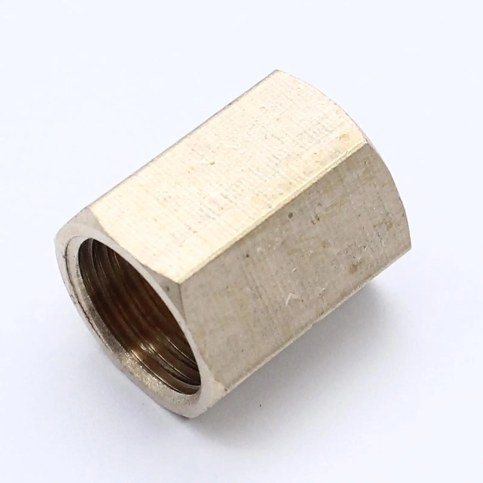 Brake Line Adapter Metal Union Inverted Thread 7 16 24 Brass Pipe Fittings for Universal Auto Installation
