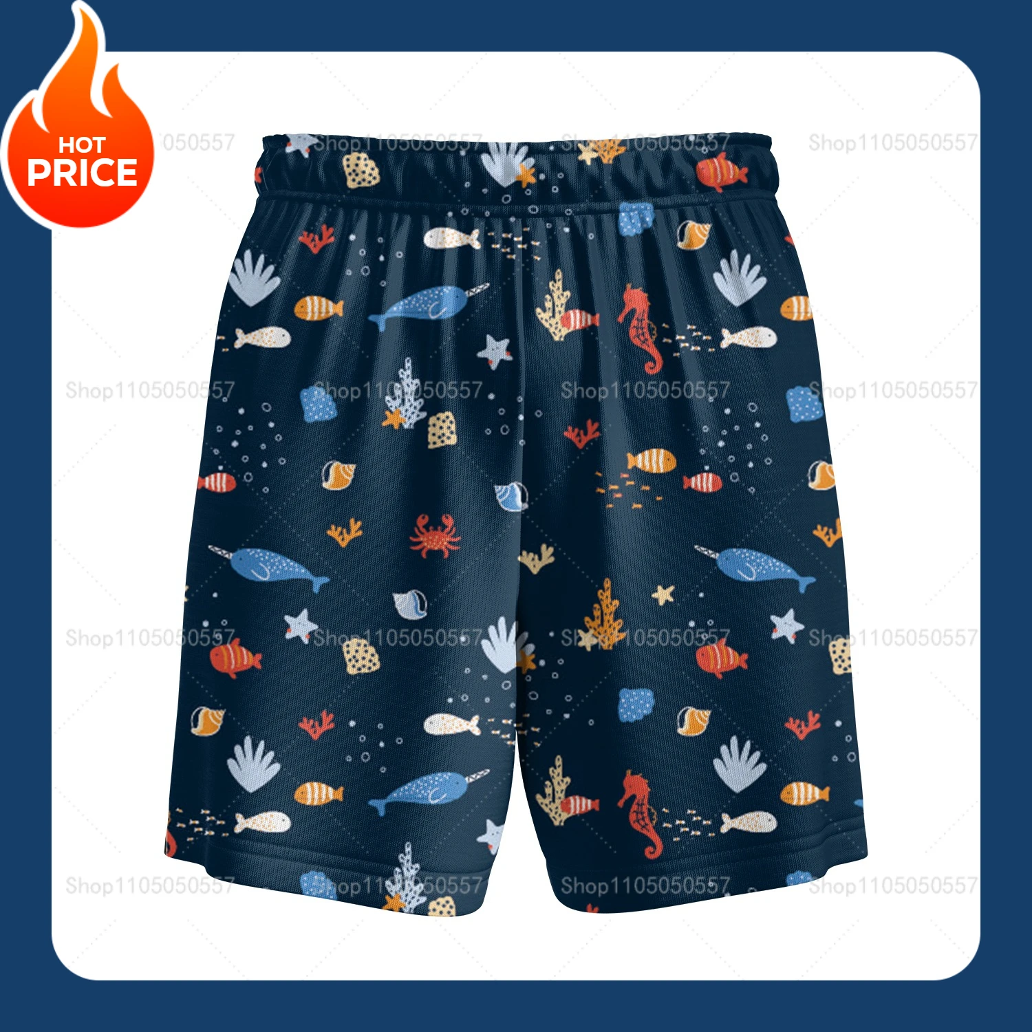 

3D Print Beach Shorts – Summer essential: Light, quick-dry, unique 3D designs. Shine on the shore!