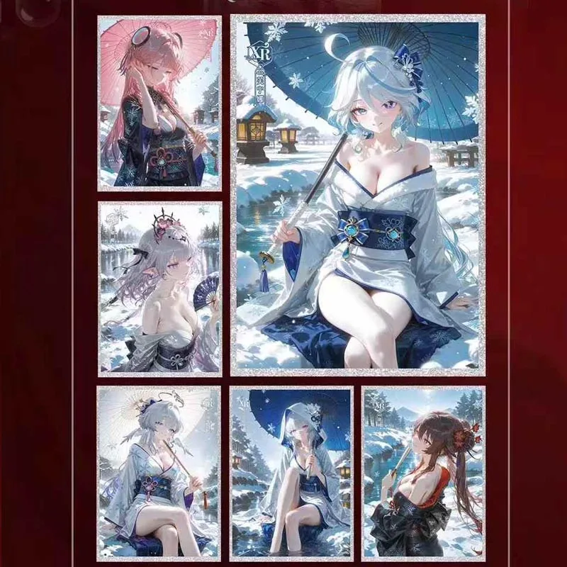 2025 Godin Verhaalkaart Booster Box Super Zeldzame A4 Acryl Kaart Abc Case Waifu Anime Meisje TCG Game Card Doujin Speelgoed en Hobby Gif