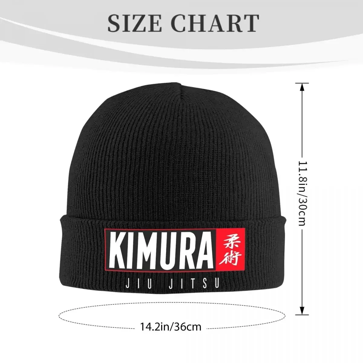 Jiu Jitsu Black Belt Kimura Light Gift BJJ Knitted Hat Beanie Winter Hat Warm Unisex Fashion Cap for Men Women