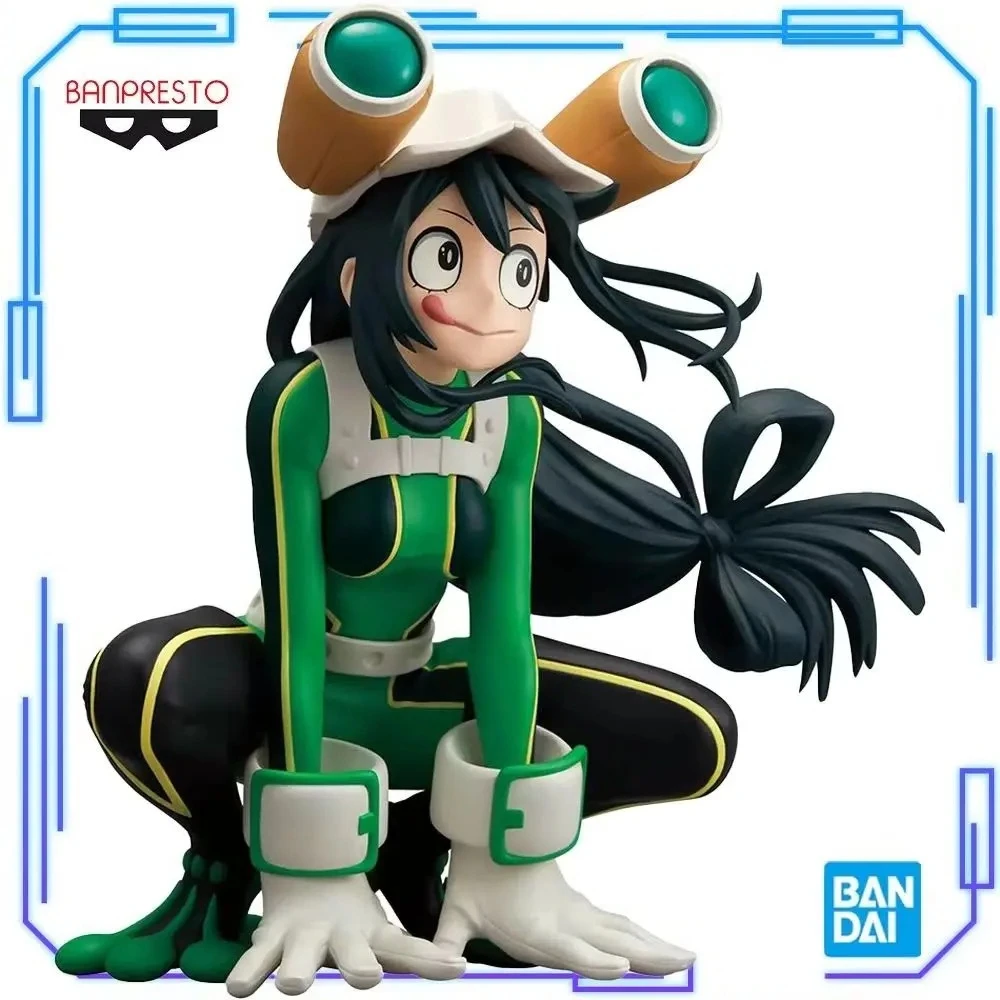 

В наличии Bandai оригинальный Banpresto аниме My Hero Academia GLITTER & GLAMOURS Asui Tsuyu 14 см коллекции модель игрушечные фигурки