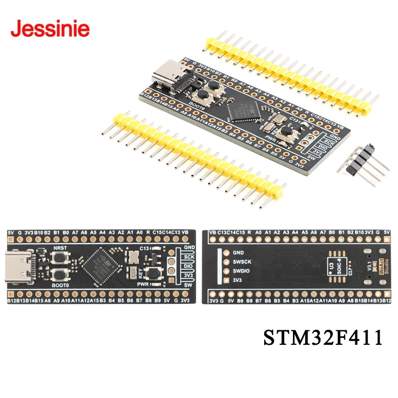 5Pcs/1pc STM32F411CEU6 Development Board STM32F4 Core Small System Board Learning Board