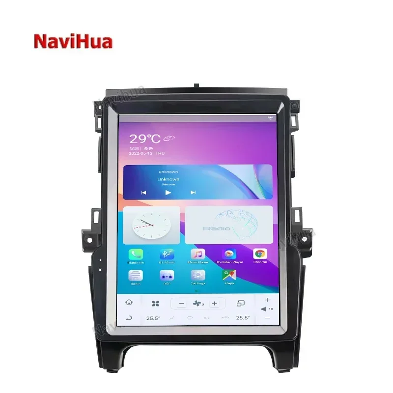NaviHua Android Car Video DVD Player Automatic Electronics Car Radio Audio Camera GPS Navigation System for Ford Ranger 2018