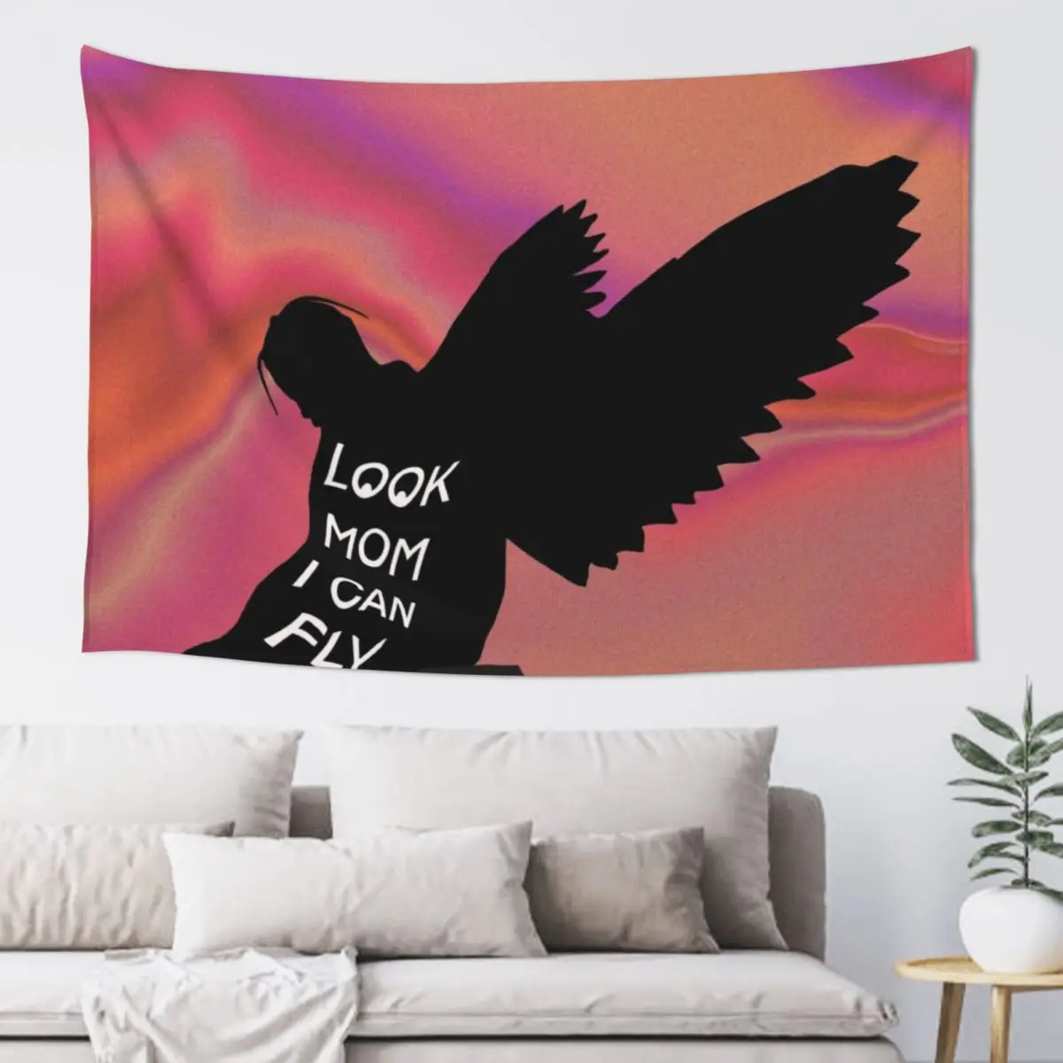 

Look mom I can fly Tapestry Wall Hangings Decoration Decorative Wall Murals Custom Tapestry