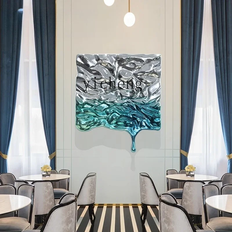 

TQQ hanging painting background wall three-dimensional wall decoration living room entrance abstract wall decoration pendant