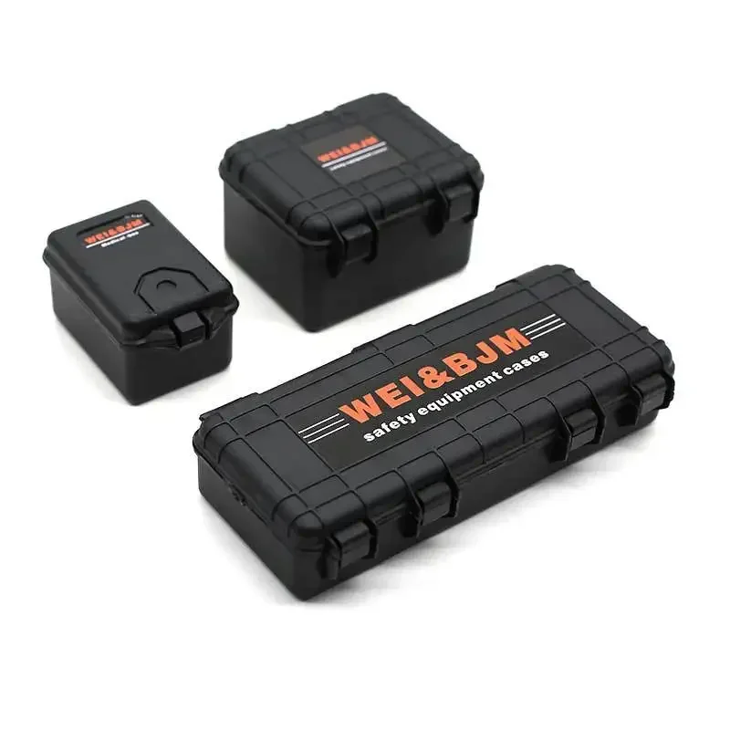 3 Stücke Kunststoff Aufbewahrungsbox Dekoration Werkzeug für 1/10 RC Crawler Auto Axial SCX10 90046 Trxs TRX-4 TRX-6 MST Recat