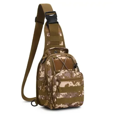 Military Triangle Shoulder Bag Camping Backpack