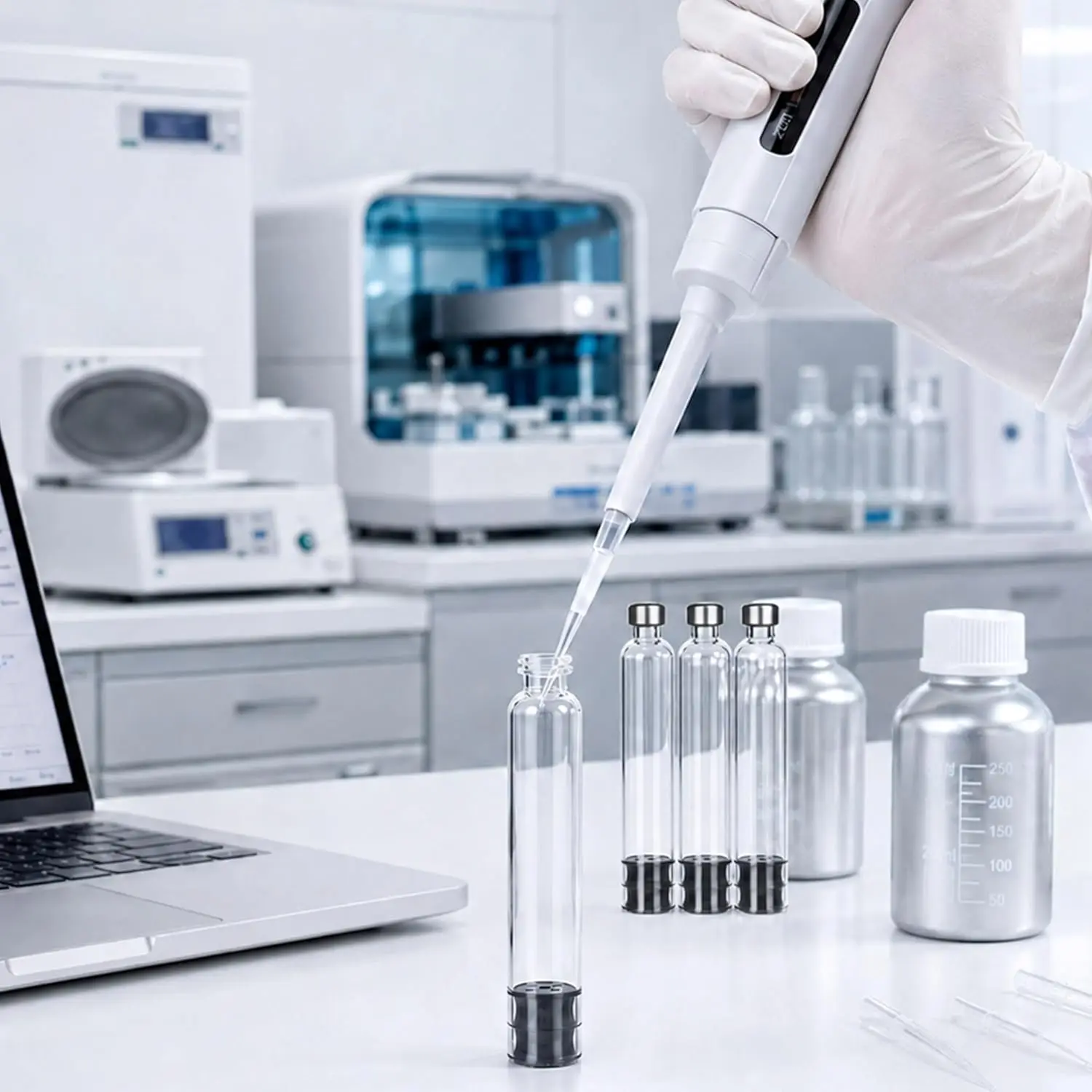 10-100Pcs 3ml Insulin Cartridges Empty Glass Pen Cartridges Stopper Sterilized Individual Package for Peptide Pen V1 & V2 Pens