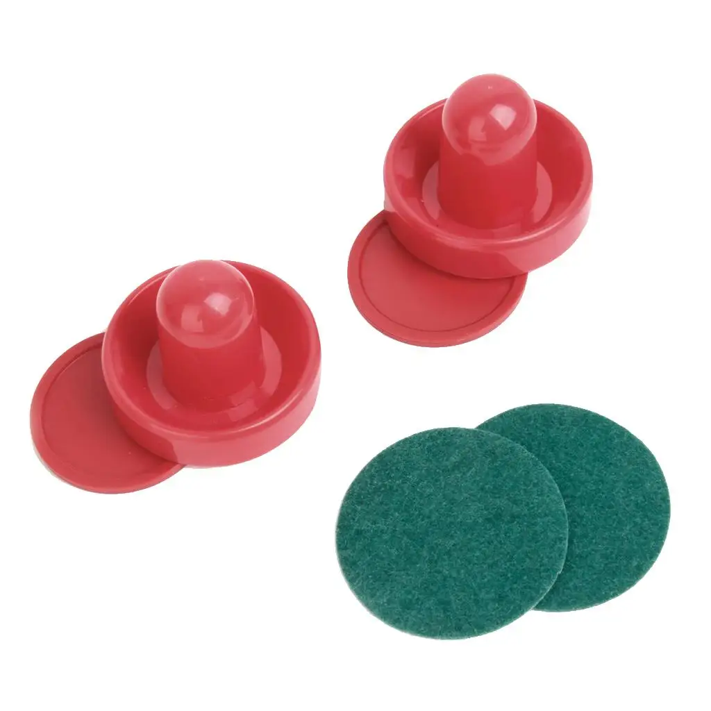 Indoor Games Air Hockey Pusher and Puck Combo Plastic Hockey Accessories for Mini Table Hockey Play