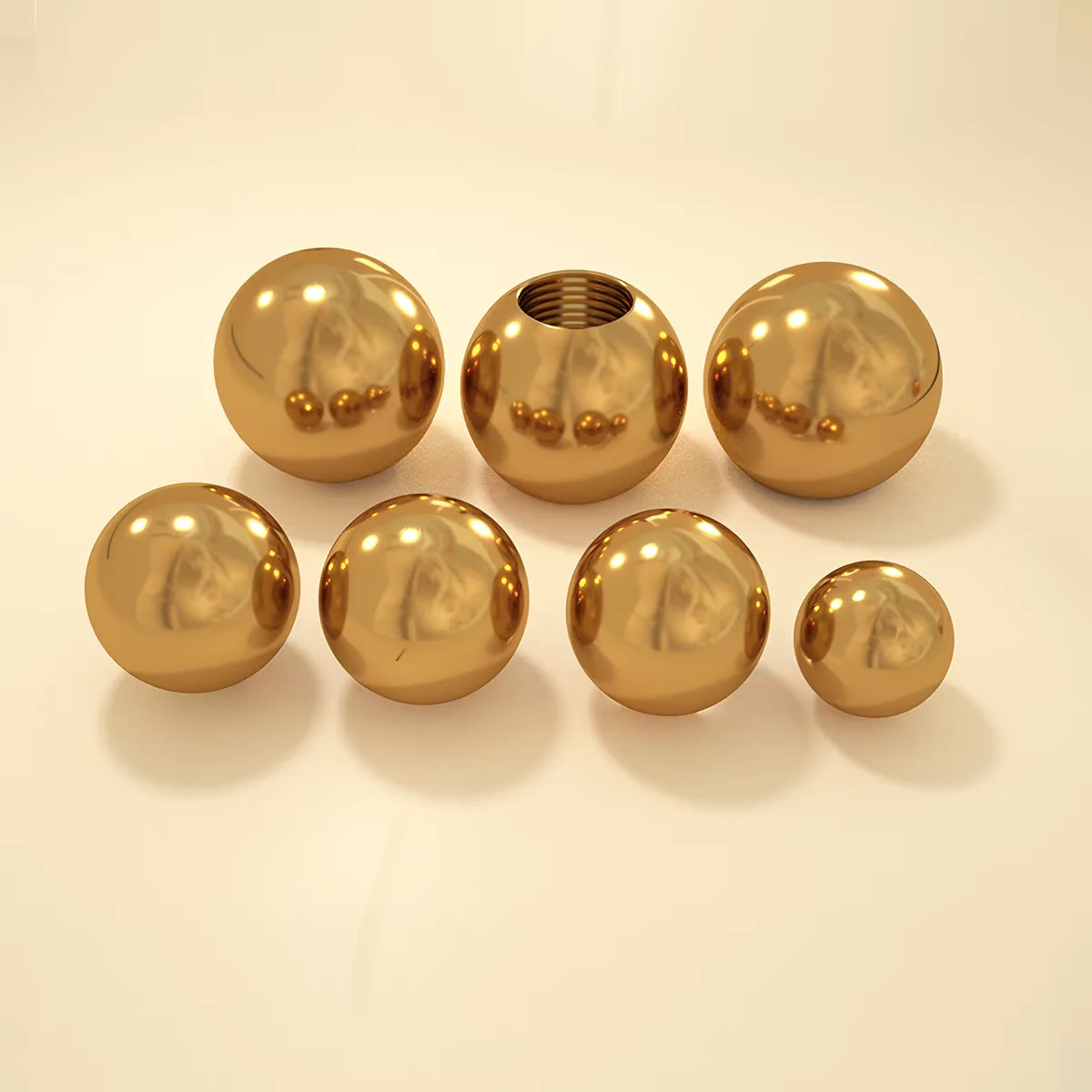 

Pure Copper Solid Half Hole Blind Hole Thread Balls M3 M4 M5 M6 M10 M12 OD 6-25mm 99.9% Copper Ball
