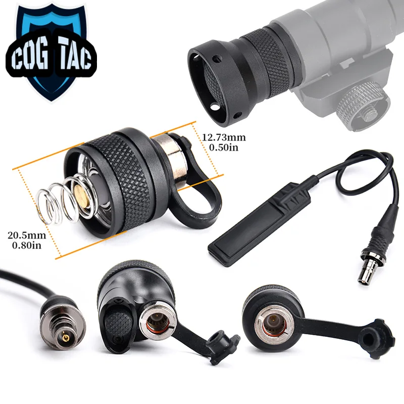 

Тактический наконечник-контактный выключатель давления Z68 DS07 DS00 для фонарей Surefire M600 M300 PLHV2, аксессуары для пистолетов и оружия Scout