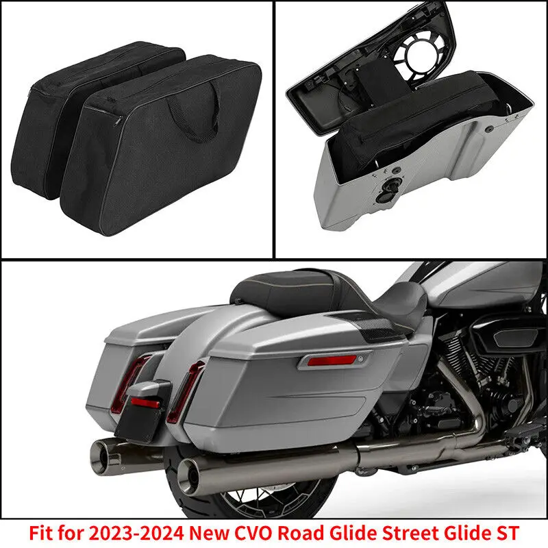 

Motorcycle SaddleBags Luggage Inner Bags For Harley CVO Road Street Glide 2023-2024 Touring Road King 1980-2024