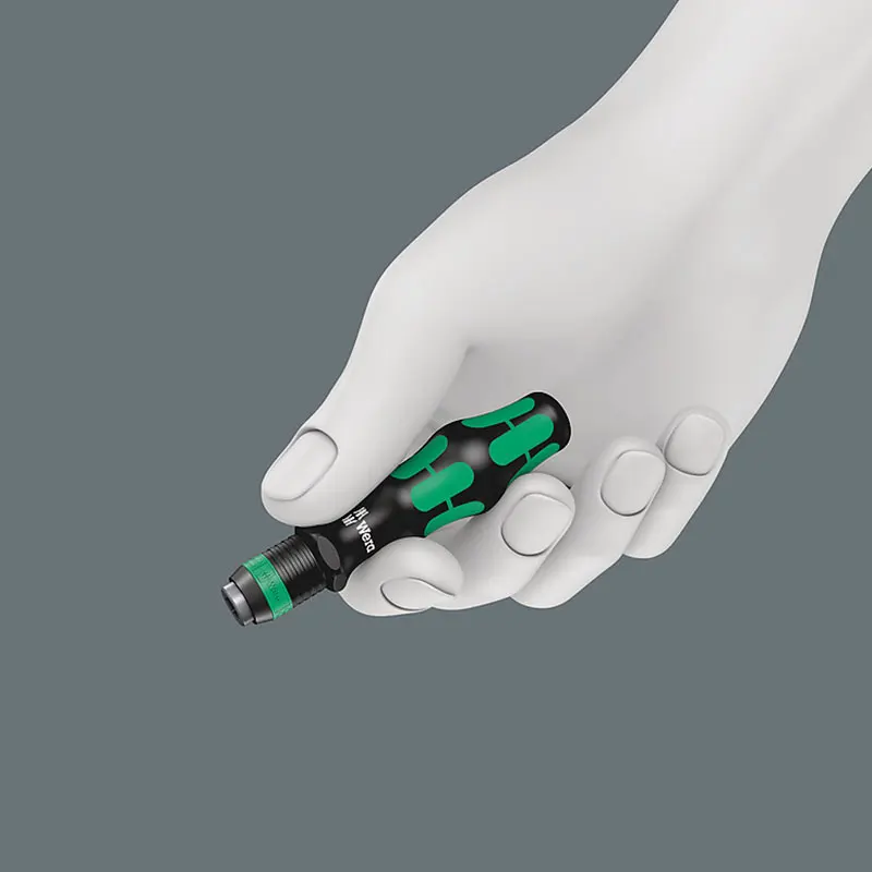 Imagem -03 - Chave de Fenda de Travamento Automático Wera Suporte de Bits com Rapidaptor Mandril de Liberação Rápida Alça Hexagonal 813r 816r 816ra 817r