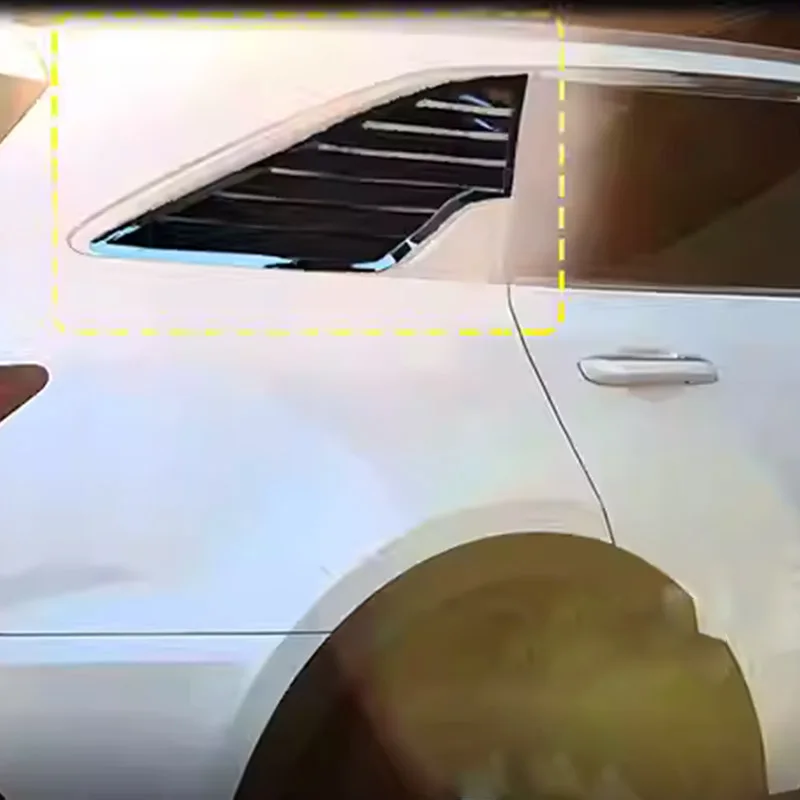 

For Kia Sorento MQ4 2026 2025 2024 2023 2022 2021 ABS material adhesive installation of car window louver decorative frame