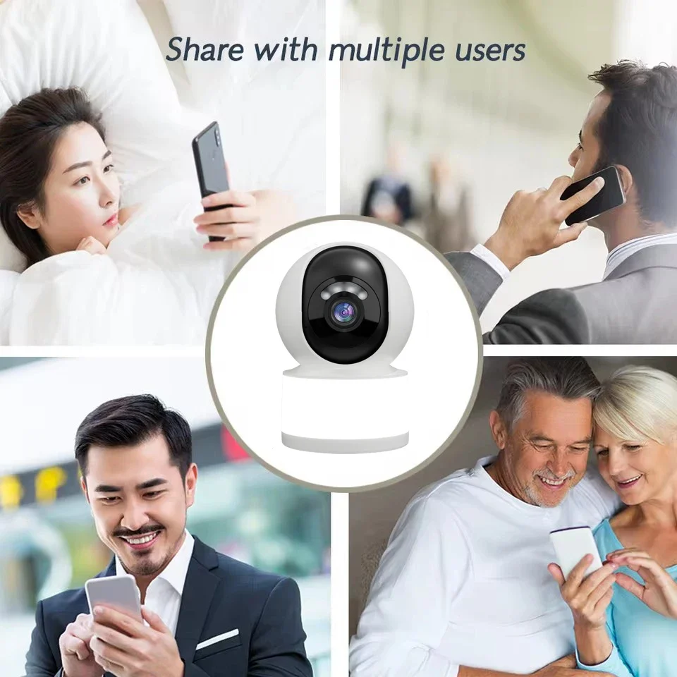 

3MP Tuya Mini WIFI Camera Tuya Smart PTZ 4K HD PTZ AI Auto Tracking Indoor Wireless Security Video Surveillance Cam Baby Monitor