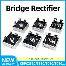 2PCS KBPC3510 KBPC8010 KBPC6010 KBPC5010 KBPC2510 KBPC1510 KBPC1010 1KV 1000V Bridge Rectifier  10A 15A 25A 35A 50A 60A 80A