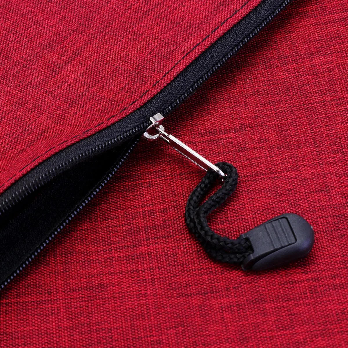 10Pcs Oxford Cloth File Zipper Bag Waterproof Office File Pouch Portable Storage Stationery Colorful Random A6