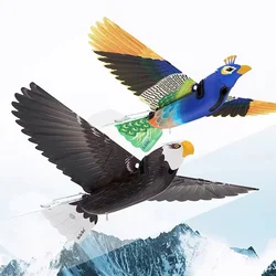 Uccello telecomando Bionic Bird Aircraft macchina giocattolo per bambini modello di aereo Luban Flapping Bird Eagle Peacock