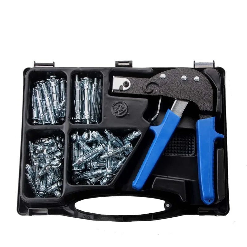 72 piece set of hollow gecko gun,Ram gun,rivet gun set,M4M5 gypsum board board board pulling gun tool