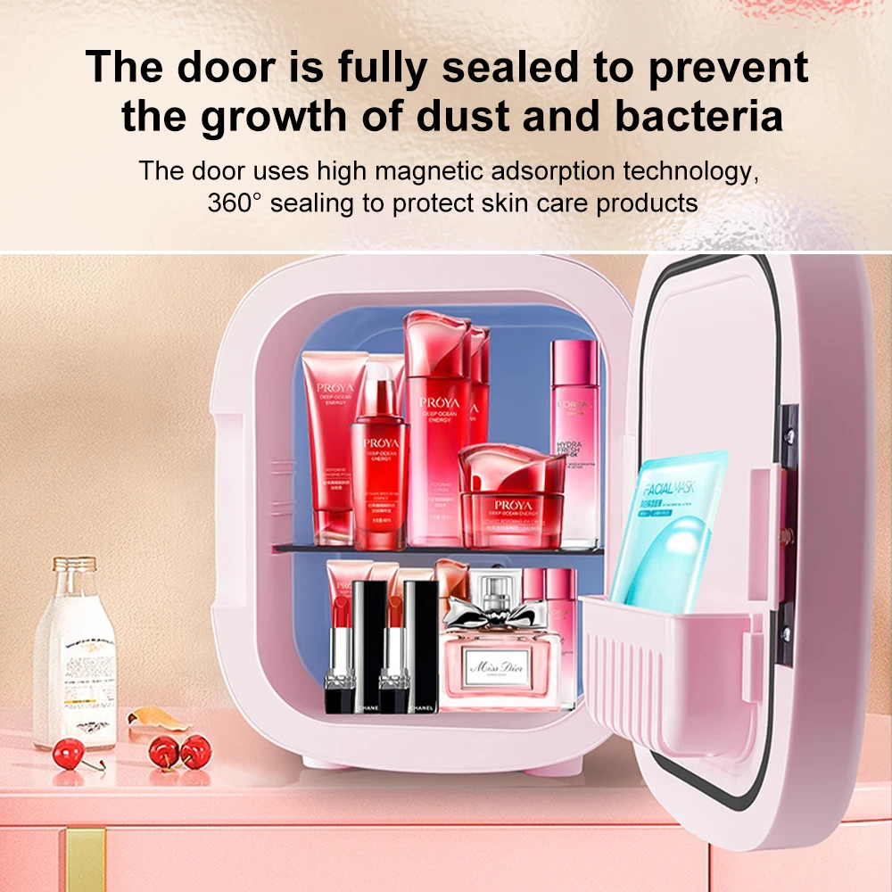 6L Mini Beauty Fridge with LED 5