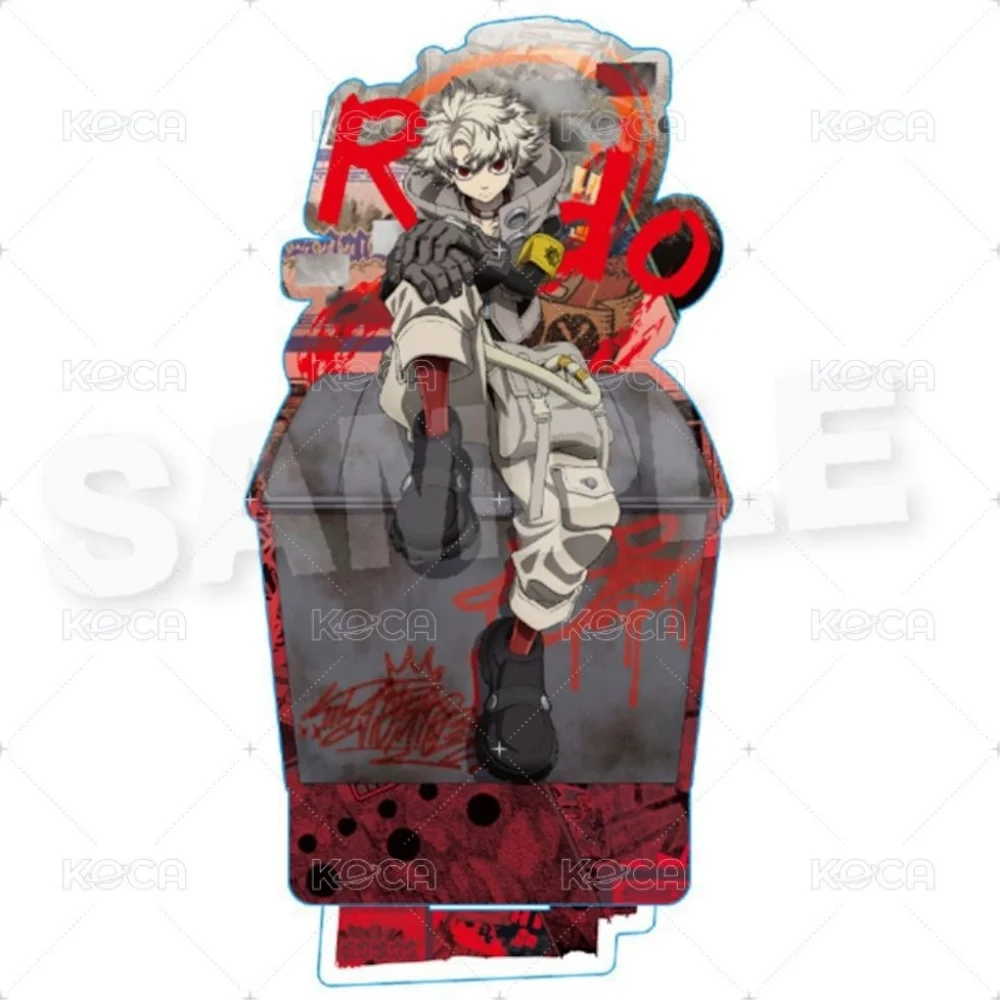 Anime GACHIAKUTA Acrylic Standee Rudo Amo Engine 15cm Desk Model Plate Holder New Year Birthday Gift for Fans Keychain