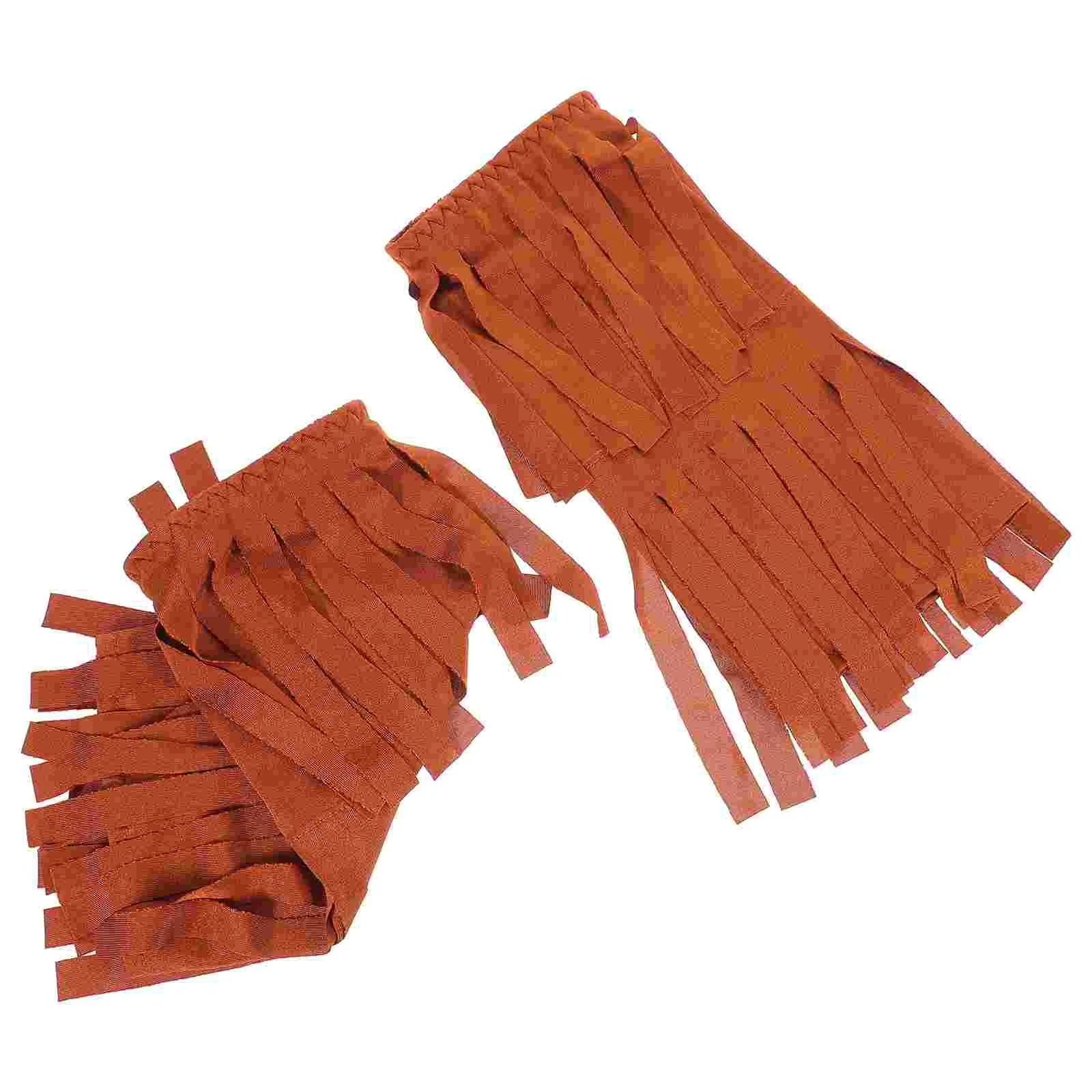 Cubiertas de botas Hippie para mujer, decoración con flecos, borlas, conjunto de poliéster para actuaciones en escenario