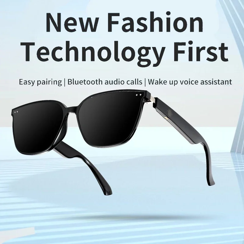 Wireless Bluetooth Smart Glasses Men Women Tws Headphones Music Call Sunglasses Anti-Blue Light Suitable For 15min fast charging рок ear music more s night nature s light yellow vinyl