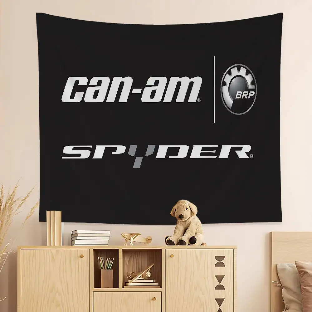 Can-Am Spyder Logo DIY Wall Tapestry for Living Room Home Dorm Decor Wall Art Decor