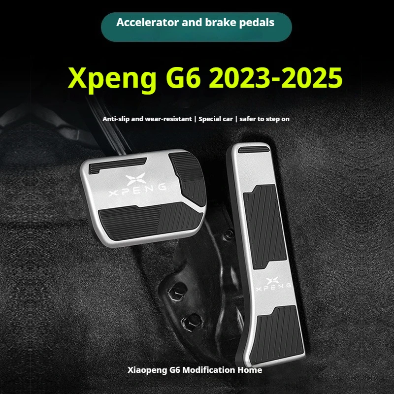 Fit for Xpeng G6 2023 2024 2025 Xiaopeng G6 Accelerator and Brake Pedal Accelerator Foot Pedal Modified Interior Car Accessory