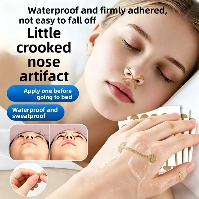 50Pcs Medical Orthopedic Nose Tape  Flexible Alar Sticker for Contracted Nostril and Nasal Beautification
